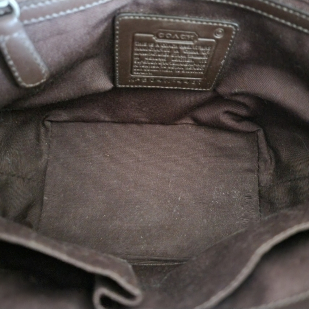 Coach Pink Raffia Handbag - Picture 9 of 9